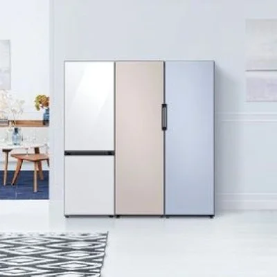 Samsung Bespoke Bmf Ref Top Panel Glam Glass - Glam White